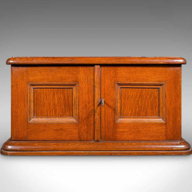 Outlet Pamono Antique Edwardian English Cutlery Canteen in Oak from Walker & Hall, 1910, Set of 103