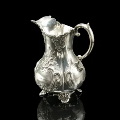 Pamono Antique Edwardian English Silver Plate Tea Service, 1910s, Set of 4><noscript><img width=