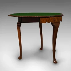 Pamono Antique Edwardian Fold Over Game Table in Walnut, England><noscript><img width=