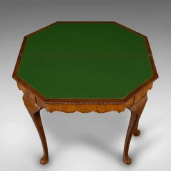 Pamono Antique Edwardian Fold Over Game Table in Walnut, England><noscript><img width=
