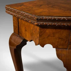Pamono Antique Edwardian Fold Over Game Table in Walnut, England><noscript><img width=