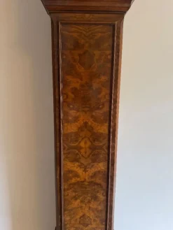 Pamono Antique Edwardian Grandmother Clock in Burr Walnut by Mappin and Webb, 1900> Clocks