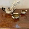 Pamono Antique Edwardian Quality Silver Plated Tea Set, 1900s, Set of 3> Coffee & Tea Service