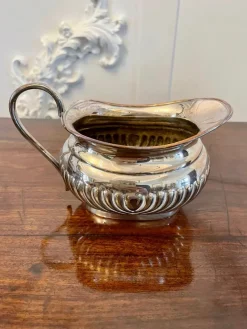 Pamono Antique Edwardian Quality Silver Plated Tea Set, 1900s, Set of 3><noscript><img width=