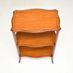 New Pamono Antique Edwardian Satinwood Étagère, 1900s