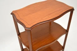 New Pamono Antique Edwardian Satinwood Étagère, 1900s