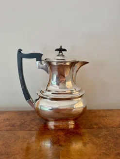 New Pamono Antique Edwardian Tea Service from Walker and Hall, 1900s, Set of 4