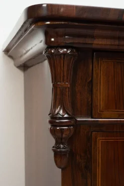 Outlet Pamono Antique Empire Chest of Drawers in Walnut