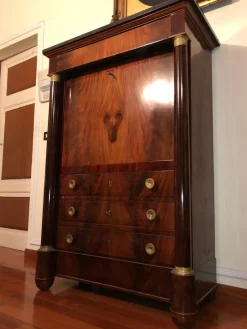 Pamono Antique Empire French Secretaire, 1820s><noscript><img width=