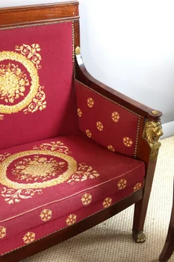 Pamono Antique Empire Salon Seating, Set of 5