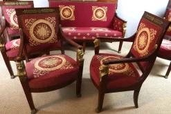 Pamono Antique Empire Salon Seating, Set of 5