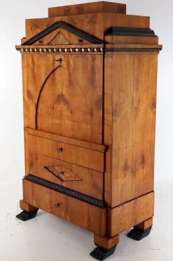 Pamono Antique Empire Secretaire in Cherry, 1810><noscript><img width=