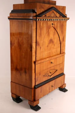 Pamono Antique Empire Secretaire in Cherry, 1810><noscript><img width=