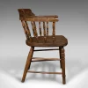Discount Pamono Antique English Ash & Elm Captains Chair, 1900