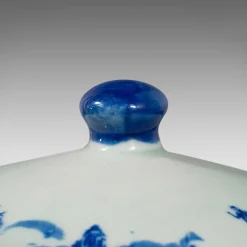 New Pamono Antique English Ceramic Cheese Keeper or Butter Dome, 1900