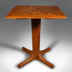 Online Pamono Antique English Chess Table in Oak