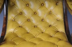 Pamono Antique English Chesterfield Rocking Chair><noscript><img width=