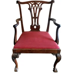 Pamono Antique English Chippendale Style Chair