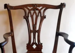 Pamono Antique English Chippendale Style Chair