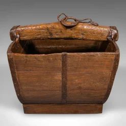 Pamono Antique English Country Garden Well Bucket, 1800> Planters And Jardiniere