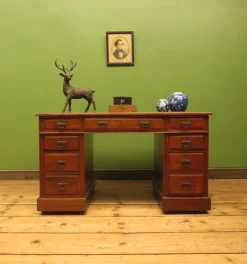 Pamono Antique English Desk, 1890s><noscript><img width=