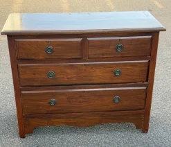 Pamono Antique English Dressing Table with Mirror> Dressing Tables