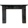 Pamono Antique English Fireplace Mantel in Belgian Black Marble, 1830