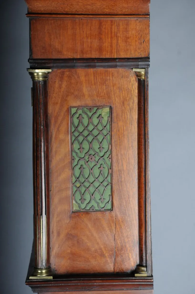Hot Pamono Antique English Grandfather Clock in Mahogany, 18th Century