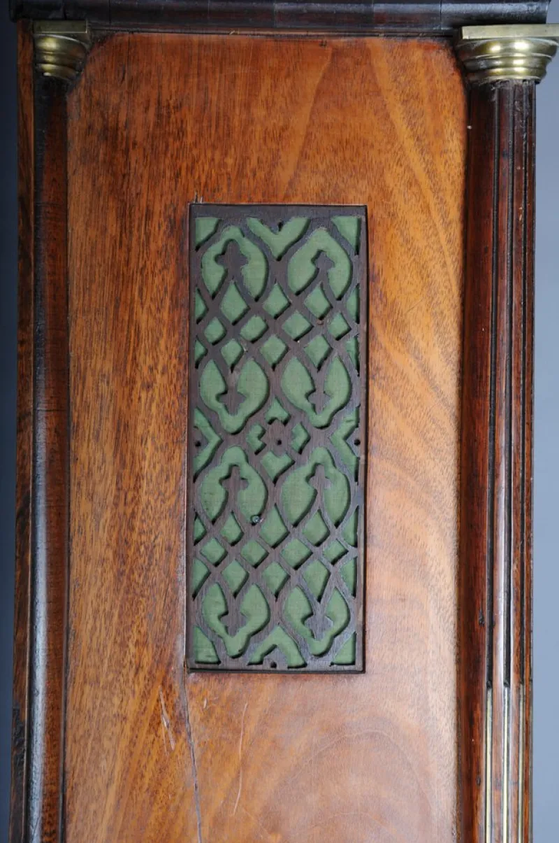 Hot Pamono Antique English Grandfather Clock in Mahogany, 18th Century