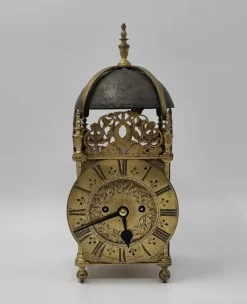 Best Pamono Antique English Lantern Clock by Ignatius Huggeford, 1685