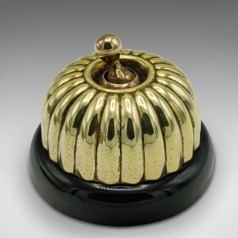 Pamono Antique English Light Switch in Brass, 1920> Architectural Elements