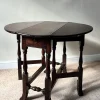 Pamono Antique English Oak Fold-Over Table, 1670s> Coffee & Side Tables