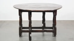 Pamono Antique English Oak Gateleg Table><noscript><img width=