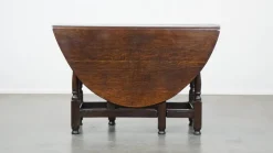Pamono Antique English Oak Gateleg Table><noscript><img width=
