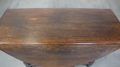 Pamono Antique English Oak Gateleg Table><noscript><img width=
