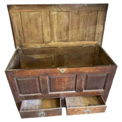 Discount Pamono Antique English Oak Mule Chest, 1700s
