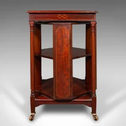 Online Pamono Antique English Rotary Bookcase, 1910