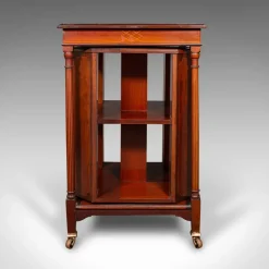 Online Pamono Antique English Rotary Bookcase, 1910