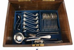 Clearance Pamono Antique English Silver Plated Setting Cutlery, Set of 155
