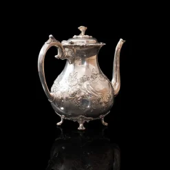 Discount Pamono Antique English Silver-Plated Tea Service, 1900s, Set of 4