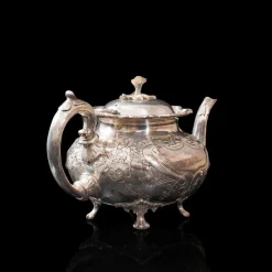 Discount Pamono Antique English Silver-Plated Tea Service, 1900s, Set of 4