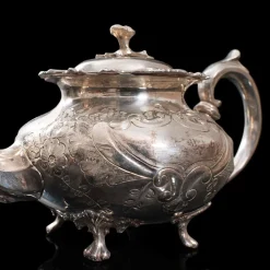 Discount Pamono Antique English Silver-Plated Tea Service, 1900s, Set of 4