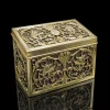 Pamono Antique English Stationery Box in Brass, 1880
