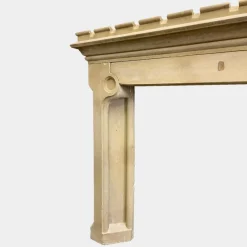 Sale Pamono Antique English Stone Fireplace Mantel, 1840