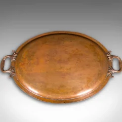 New Pamono Antique English Tray in Copper and Bronze