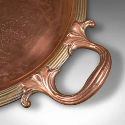 New Pamono Antique English Tray in Copper and Bronze