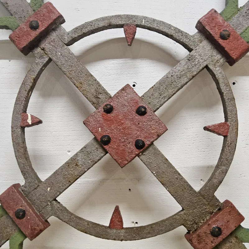 Pamono Antique English Victorian Wrought Iron and Metal Work Fence, 1890s