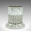 Pamono Antique English Wine Bottle Holder in Silver Plating, 1910