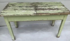 Pamono Antique Farmhouse Table from Schröder J, 1920s> Worktables & Workbenches