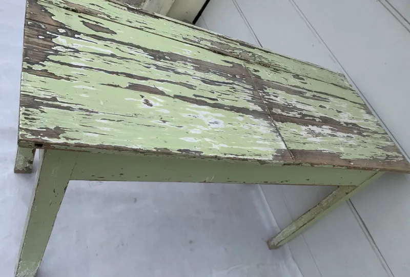 Pamono Antique Farmhouse Table from Schröder J, 1920s> Worktables & Workbenches